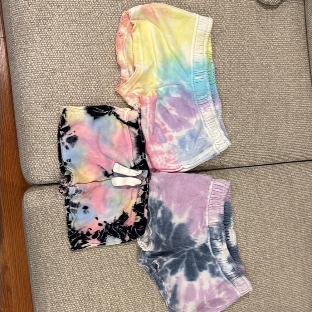 Vintage Havana Kids Tie-Dye Shorts SetB